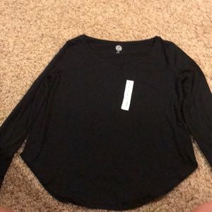 Long sleeve black shirt. Brand new